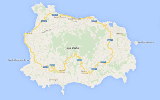 Karte Ischia